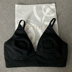P’tula triangle bare bralette, XS, black